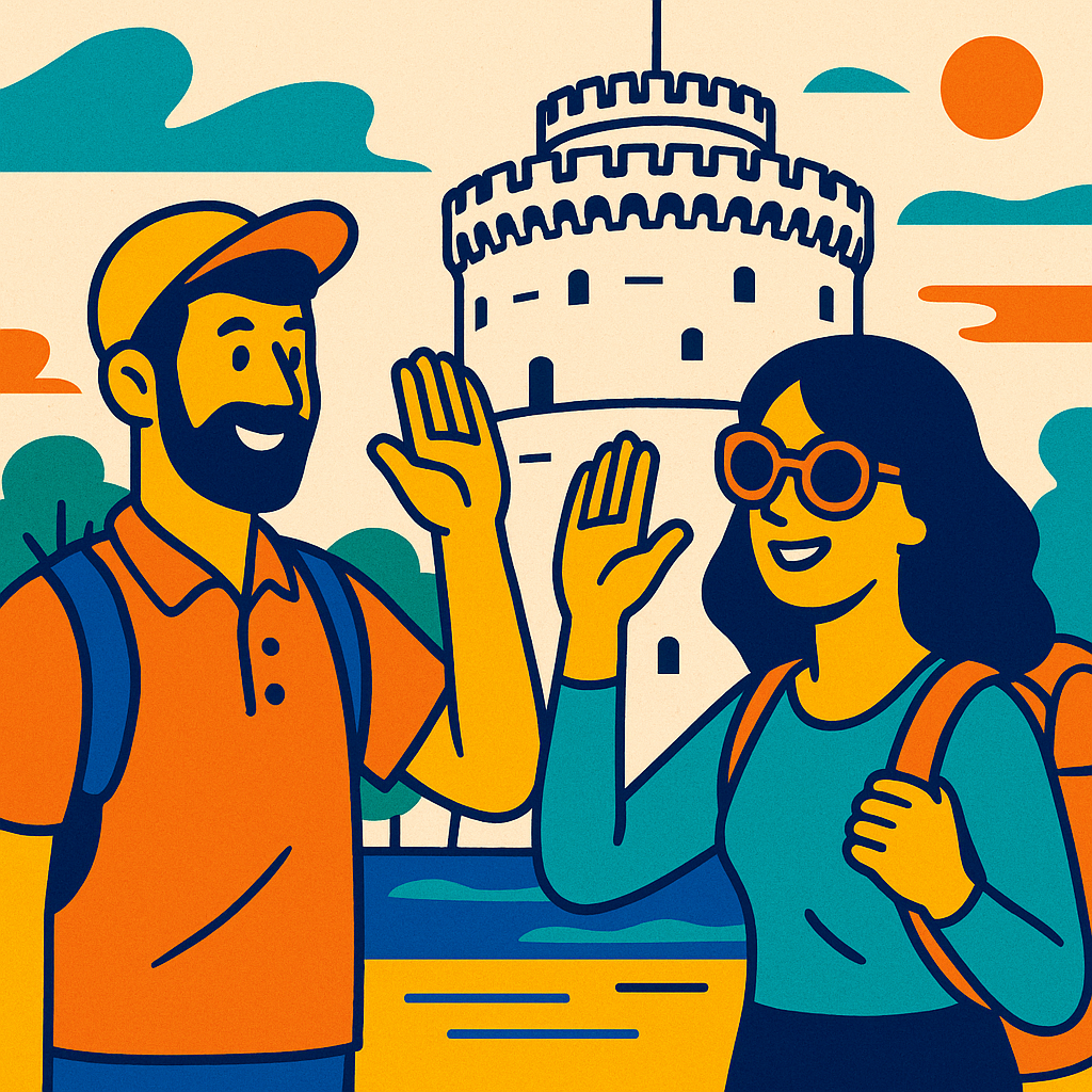 Local Greek host welcoming travelers to authentic cultural experiences in Greece